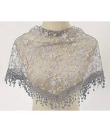 Women&#39;s  Dark Gray Lace Church Veil, New #AB-426-R2 - €12,35 EUR