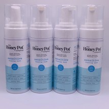 4PK The Honey Pot Company Sensitive Foaming Wash ~ 5.51 OZ EA ~ SEALED ~ NEW - £28.47 GBP