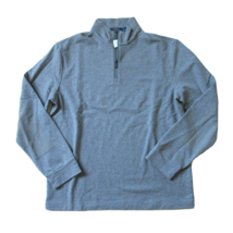 NWT Polo Ralph Lauren Mock-Neck Zip in Steel Heat Gray Pullover Sweater XL - $41.58