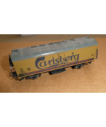 Vintage HO Scale Lima Carlsberg Beer Freight Car 5 1/4&quot; Long - £16.35 GBP