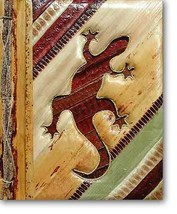 Leaf Photo Album Hand Crafted Bali 80 Photos Gecko Design Natural Handcrafted - £19.66 GBP
