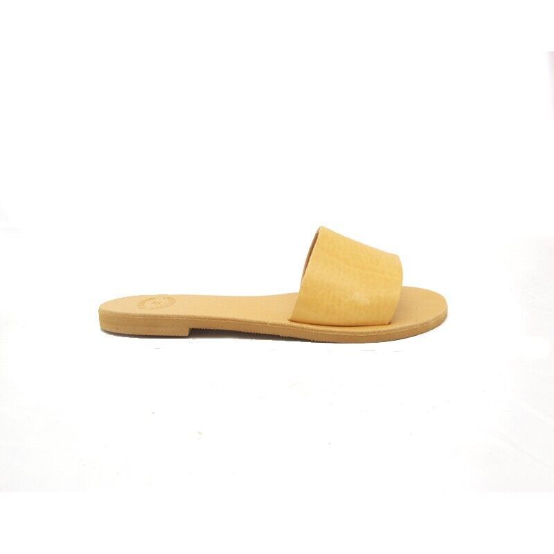 Classic natural leather women flats gift for her black beige Item image 2
