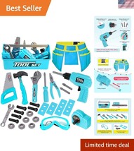 Pretend Play Tool Set with Realistic Drill and Adjustable Tool Belt for ... - $691.23 MXN