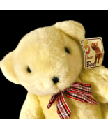 Walmart Teddy Bear Plush Cream Stuffed Animal 5 Joint 13 Inch Toy Plaid ... - £9.95 GBP