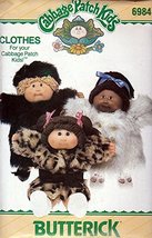 Butterick 6984 Sewing Pattern Cabbage Patch Kids Coats by Butterick - £6.96 GBP