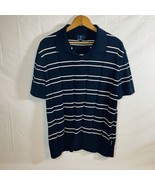 Ben Sherman Polo T-Shirt Mens M Blue Short Sleeve Acrylic Cotton Blend S... - $22.93 CAD