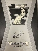 VTG Nylon Stockings Quaker Maid Cuban Seamed Hosiery F/F Honey Almond 10... - $88.21