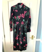 Red Herring Midi Dress Size 8 Floral Long Sleeved Midi - €10,85 EUR