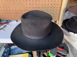 Churchill LTD Cowboy Hat Black Weekend West Nieman Marcus Outdoors Felt Men Sz 7 - £42.94 GBP