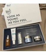 RoC Skincare 5 Pcs Set Gift Box Beauty Skincare Bundle Moisturizer Retinol SPF - $129.99