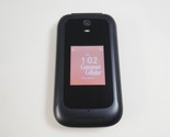Consumer Cellular Iris Flip SH3320 Black Flip Phone - £22.74 GBP