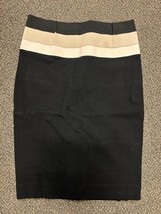 New Lisa Baday Frances Heffernan Black, Beige, and Tan Skirt  Size 6 85%... - $341.55