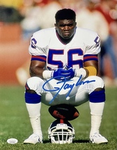 LAWRENCE TAYLOR Autograph SIGNED N.Y. GIANTS 11x14 PHOTO JSA WITNESSED C... - £87.60 GBP