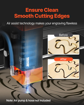 Laser Engraver Laser Engraving Machine 5W Compressed Spot Eye Protection - £149.65 GBP