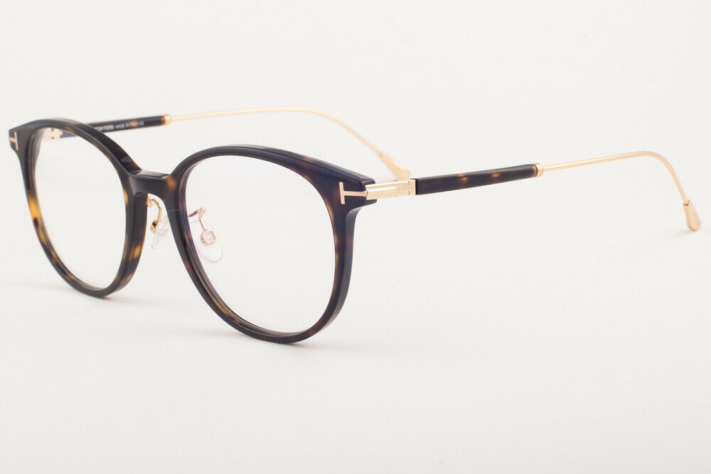 Tom Ford 5644 052 Havana / Blue Block Eyeglasses TF5644-B 052 52mm