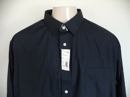 Men&#39;s Black David Taylor L/S Dress Shirt. 19 1/2 (34/35). 65% Polyester/35% Cott - £18.99 GBP