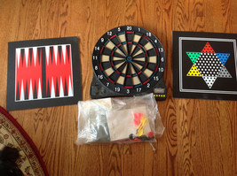 4 in 1 Arachnid Electronic Dart,Chess,Backgammon,Checkers &amp; Chinese Checker Game - £26.75 GBP