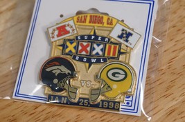 Nfl Football Fan Apparel Pittsburgh Steelers Metal Super Bowl Xxiii 23 Pin - $18.49