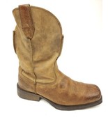 Ariat Rambler Western Brown Leather Boots Size 9.5 EE - $74.95