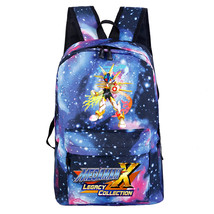 WM Rockman Mega Man Backpack Daypack Schoolbag Starry Sky Bag A - £18.79 GBP