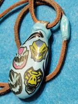 Power Rangers &quot;Blacklightning&quot; Hudson rvr stone necklace.C.2024 - $20.00