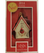 CHRISTMAS ORNAMENT by LENOX - &quot;BLESS OUR HOME BIRDHOUSE&quot; - AMERICAN BY D... - $19.99