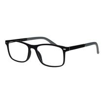 Magnified Reading Glasses Clear Lens Matte Finish Rectangular Spring Hinge - $204.18 MXN