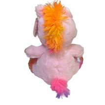 KellyToy Pink Big Glittery Eyes Shiny Paws 11” Unicorn Plush Stuffed Animal NWT - £8.86 GBP