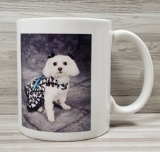 Maltese Dog 8 oz. Coffee Mug Cup White Gray - $13.47