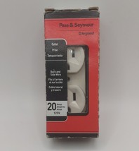 HOME Pass And Seymour Light Almond Outlet 20 Amps 125v - £6.22 GBP