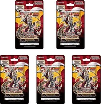 Yugioh Blazing Vortex Cards Blister Packs - 5 Blister Packs (9 Cards Per Pack) - £31.96 GBP