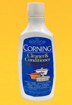 Corning Cleaner &amp; Conditioner Polish 8 oz. Full Bottle Item weighs 9.2oz - £22.23 GBP