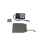 Kodak Easy Share M873 8MP Digital Camera Black Screen Cracked AS IS - $15.00