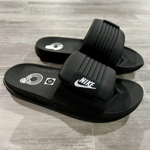 Nike OffCourt Adjust Slide Sandals Black /White  DV1033-002 Women’s NEW ... - $54.97