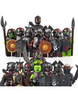 16pcs The Lord of the Rings Orc Uruk-Hai Army Minifigures Minifigs Toy Gift - $41.24 CAD