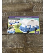 Collectable Ceramic RV Vehicle Planter 4 x 3 Inch Blue - $275.74 MXN