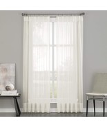 Oyster 29 By 95-Inch Soho Voile Sheer Pinch Pleat Curtain Panel From - £31.23 GBP