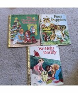 Vintage Little Golden Book Lot of 3  Little Red Caboose Tommy Visits the... - $175.45 MXN