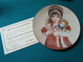Lydia And Shirley Temple Doll By Jan Hagara Collector Plate New - £42.77 GBP