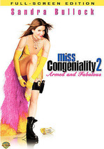 Miss Congeniality 2: Armed and Fabulous (DVD, 2005, Full Frame) Sandra Bullock - £6.23 GBP