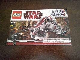 Lego Star Wars Set 8091 Swamp Speeder Instruction Manual Only!!! - $6.92