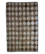 Alfombra antiguo Americano Hooked hecho a mano 180cm x 241cm 1880s - 1B538 - $5,584.57