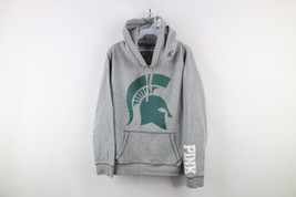 Pink Victorias Secret Womens Large Spell Out Michigan State University Hoodie - £47.82 GBP