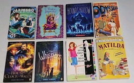 8 Graphic Novels 6 - 7 grade Hounds Hollow ,Matilda, Whispers, Odysseus ... - $13.28