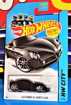 Hot Wheels New For 2014 Nightburnerz Series #29 Alfa Romeo 8C Competizione Black - £7.12 GBP