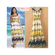 BOHO Summer Maxi Dress Yellow Floral Dress Summer Dresses for Women Relaxed fit - £19.32 GBP