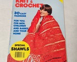 Mon Tricot Knit &amp; Crochet Magazine MD41 Special Shawls - $12.98