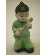 Japanese Man Playing Mandolin Figurine Shelf Decor Japan - £10.11 GBP