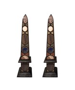 Vintage Specimen Obelisks, Pietra Dura Obelisks, Egyptian Obelisk, Lapis... - $17,000.00