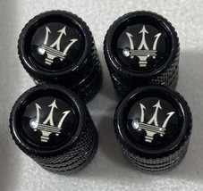 Genuine Metal Tire Air Stem Valve Covers Set. Perfect For Maserati Auto ... - $27.59 CAD